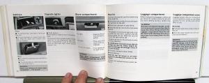 1984 Volkswagen VW Scirocco Owners Manual