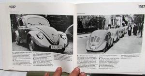 1934-1981 Volkswagen VW A Brief Illustrated History Book - Green Cover