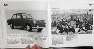 1934-1981 Volkswagen VW A Brief Illustrated History Book - Green Cover