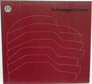 1934-1982 Volkswagen VW History Book - Maroon Cover