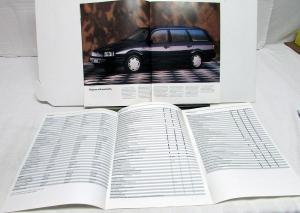 1990 Volkswagen VW Passat Dealer Sales Brochures Set Estate Saloon Specs