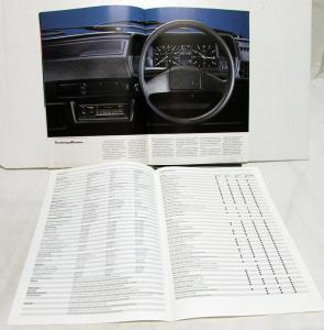 1990 Volkswagen VW Polo Dealer Sales Brochures Set Hatchback Notchback Coupe