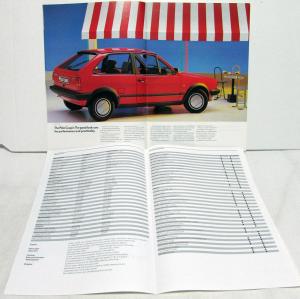 1990 Volkswagen VW Polo Dealer Sales Brochures Set Hatchback Notchback Coupe