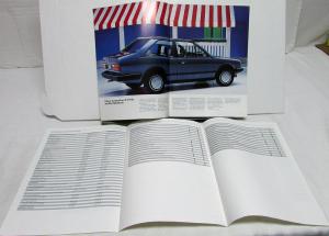 1990 Volkswagen VW Polo Dealer Sales Brochures Set Hatchback Notchback Coupe