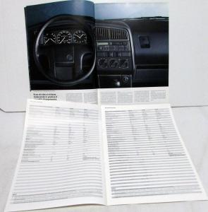 1990 Volkswagen VW Italian Text Foreign Dealer Passat Sales Brochure Specs