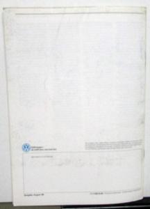 1990 Volkswagen VW Polo German Text Foreign Dealer Sales Brochure GT Coupe
