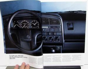 1990 Volkswagen VW Passat German Text Foreign Dealer Sales Brochure