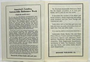 1967 Branham Automobile Reference Book - September Supplement