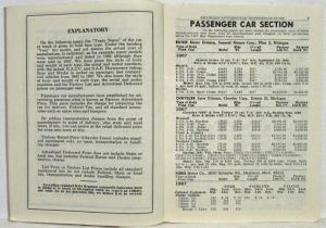 1967 Branham Automobile Reference Book - September Supplement