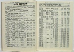 1967 Branham Automobile Reference Book - September Supplement