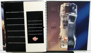 1995 Lexus LS Dealer Prestige Sales Portfolio Brochure Spiral Bound Features
