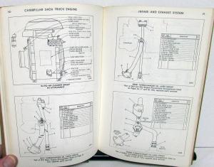 1974 Caterpillar 3406 Truck Engine Parts Book IHC