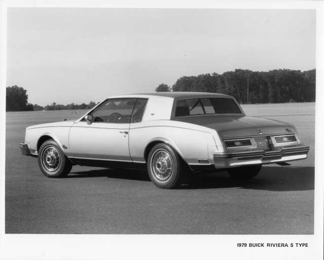 1979 Buick Riviera S Type Press Photo 0185