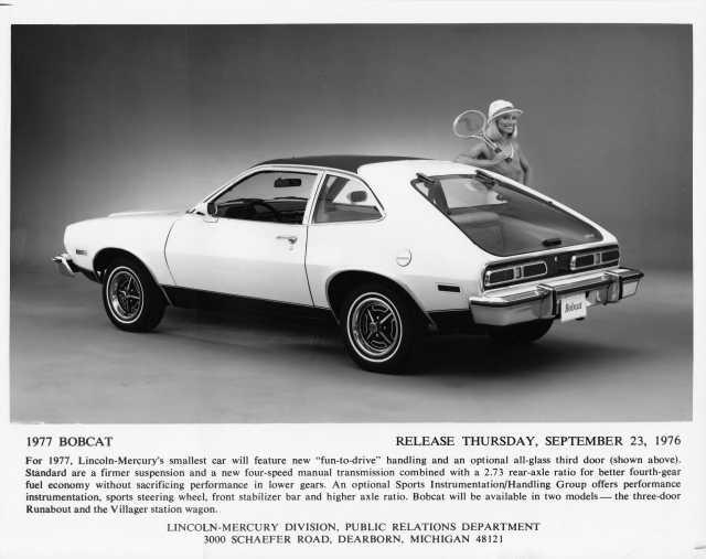 1977 Mercury Bobcat Press Photo 0129