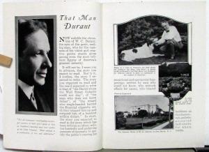 WC Durant the Man the Automobile Motor Mag Article Jan 1923 Issue Original