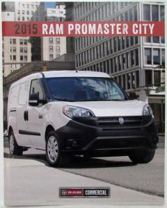 2015 RAM Promaster Van City Sales Brochure