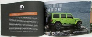 2018 Jeep Wrangler MOPAR Authentic Accessories Sales Brochure