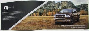 2019 RAM 1500 Pickup MOPAR Authentic Accessories Sales Brochure