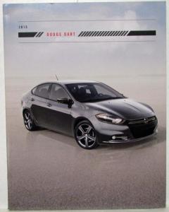 2015 Dodge Dart Sales Brochure SE SXT Aero GT Rallye Limited Blacktop