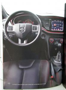2015 Dodge Dart Sales Brochure SE SXT Aero GT Rallye Limited Blacktop