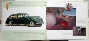 1940 Buick Limited Prestige Dealer Sales Brochure 80 90 Series Large Color Rare