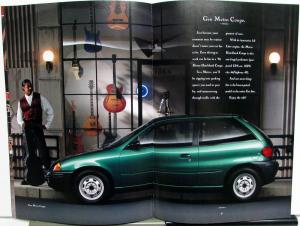 1995 GEO Metro Tracker Prizm Lsi Sedan Coupe Color Sales Brochure Original