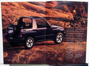 1995 GEO Metro Tracker Prizm Lsi Sedan Coupe Color Sales Brochure Original