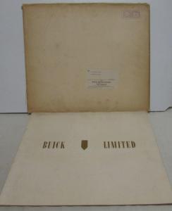 1941 Buick Limited Prestige Dealer Sales Brochure 90 Series Custom Bodies Rare
