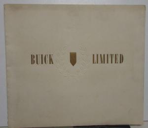 1941 Buick Limited Prestige Dealer Sales Brochure 90 Series Custom Bodies Rare