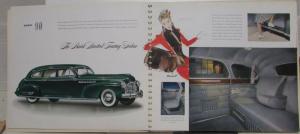 1941 Buick Limited Prestige Dealer Sales Brochure 90 Series Custom Bodies Rare
