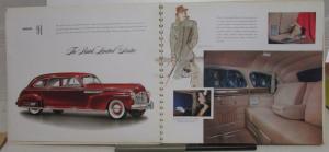 1941 Buick Limited Prestige Dealer Sales Brochure 90 Series Custom Bodies Rare