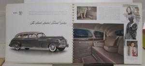 1941 Buick Limited Prestige Dealer Sales Brochure 90 Series Custom Bodies Rare