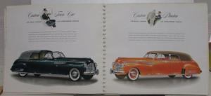 1941 Buick Limited Prestige Dealer Sales Brochure 90 Series Custom Bodies Rare