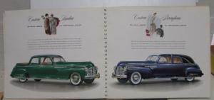 1941 Buick Limited Prestige Dealer Sales Brochure 90 Series Custom Bodies Rare