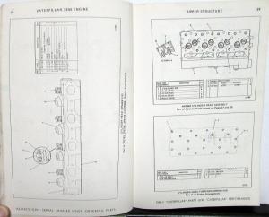 1973 Caterpillar 3304 Engine Parts Book Serial Number 78P1-UP