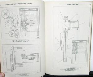 1974 Caterpillar 3304 Engine Parts Book D4D Tractor 941B Traxcavator WheelLoader