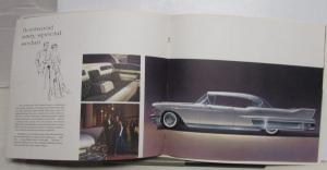 1958 Cadillac Coupe Sedan Deville Special Eldorado Limo Sale Brochure & Envelope