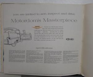 1958 Cadillac Coupe Sedan Deville Special Eldorado Limo Sale Brochure & Envelope