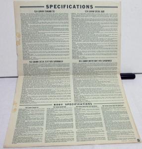 1934 Graham NEWS Supercharger 8 Standard 6 Special Custom 8 Sales Brochure Orig