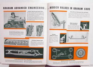 1935 Graham NEWS Six Eight Supercharged Sales Brochure Original
