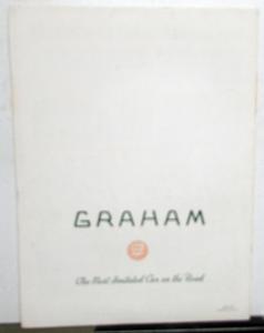 1935 Graham NEWS Six Eight Supercharged Sales Brochure Original