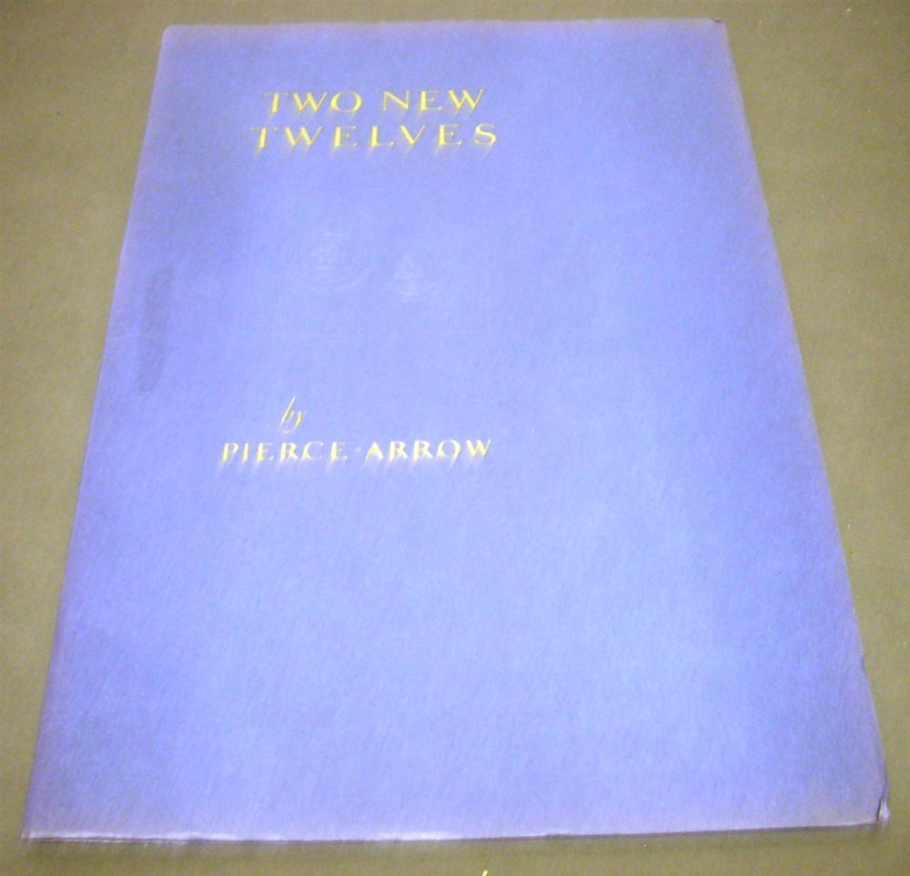 1932 Pierce Arrow Prestige 3 Color Brochure Twelves V-12 Large Model 52 53 Rare