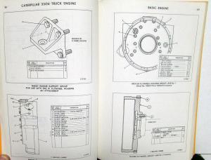 1985 Caterpillar 3306 Truck Engine Parts Book Serial Number 76R2779-Up