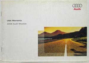 2006 Audi Models Owners USA Warranty Manual
