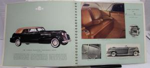 1939 Cadillac Fleetwood V8 Coupe Sedan Town Prestige Sales Brochure Original