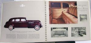 1939 Cadillac Fleetwood V8 Coupe Sedan Town Prestige Sales Brochure Original