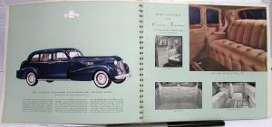 1939 Cadillac Fleetwood V8 Coupe Sedan Town Prestige Sales Brochure Original