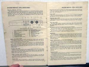 1959 Austin A55 Cambridge Mark II Drivers Handbook Owners Manual - 4th Edition