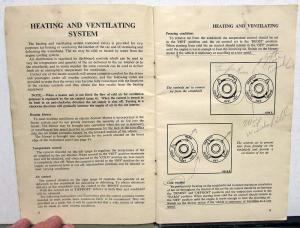 1959 Austin A55 Cambridge Mark II Drivers Handbook Owners Manual - 4th Edition