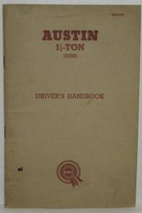 1960 Austin 1 1/2 Ton S200 Drivers Handbook Owners Manual